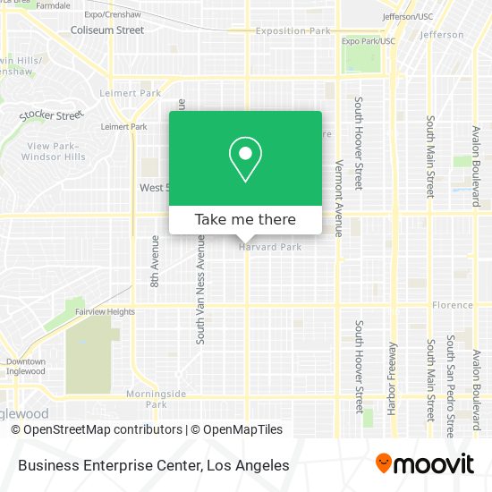 Business Enterprise Center map