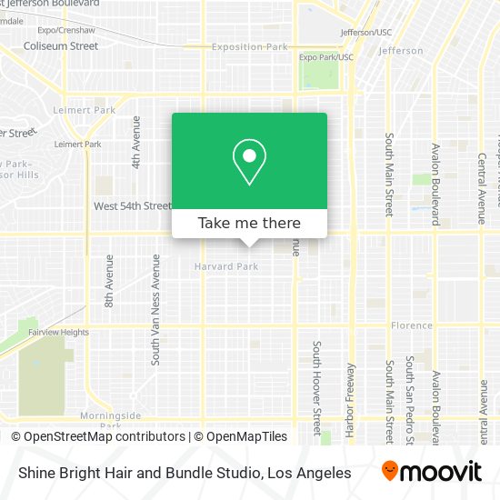 Shine Bright Hair and Bundle Studio map