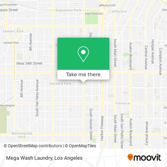 Mega Wash Laundry map