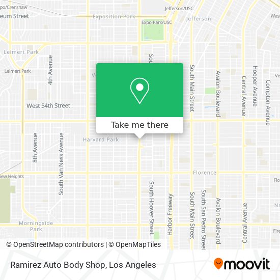 Ramirez Auto Body Shop map