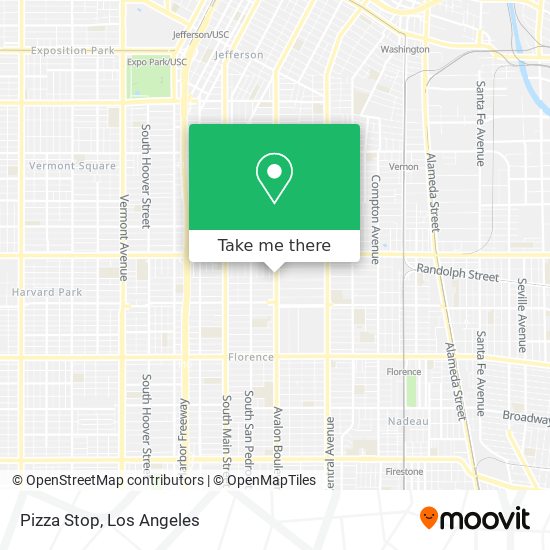 Mapa de Pizza Stop
