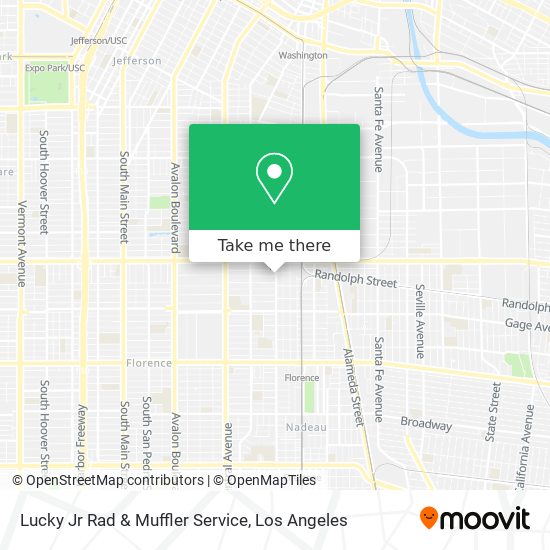 Mapa de Lucky Jr Rad & Muffler Service