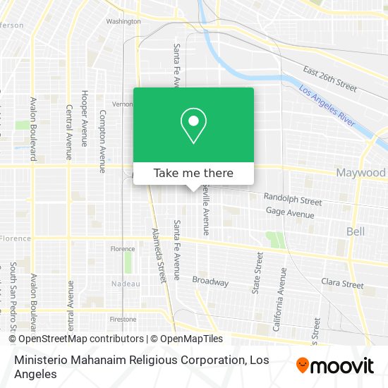 Mapa de Ministerio Mahanaim Religious Corporation