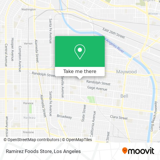 Ramirez Foods Store map
