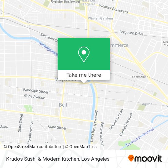 Mapa de Krudos Sushi & Modern Kitchen