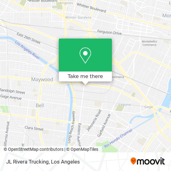 JL Rivera Trucking map