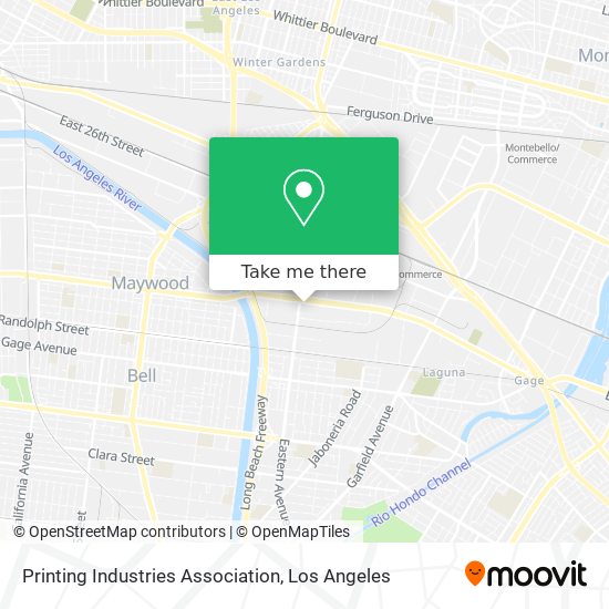 Printing Industries Association map