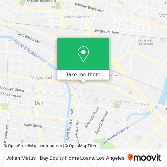 Mapa de Johan Matus - Bay Equity Home Loans