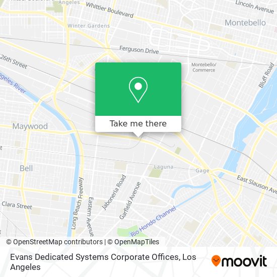 Mapa de Evans Dedicated Systems Corporate Offices