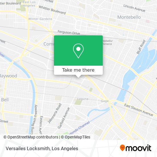 Mapa de Versailes Locksmith