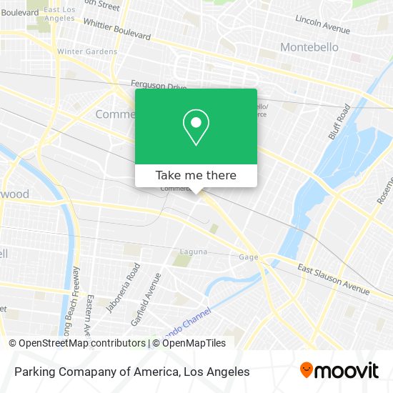 Parking Comapany of America map