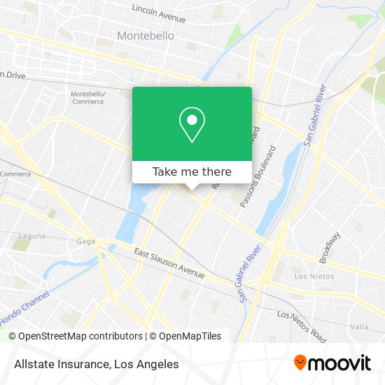 Allstate Insurance map