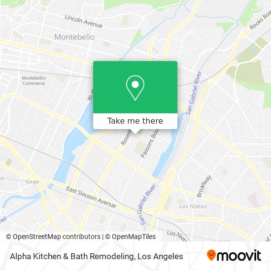 Alpha Kitchen & Bath Remodeling map