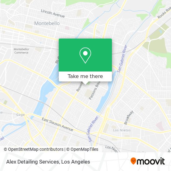 Alex Detailing Services map