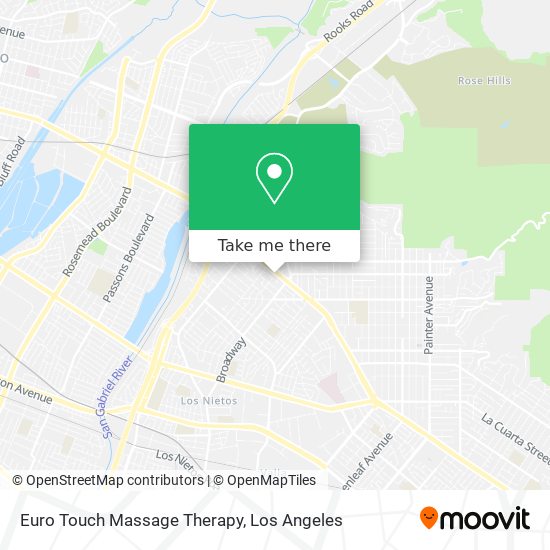 Mapa de Euro Touch Massage Therapy