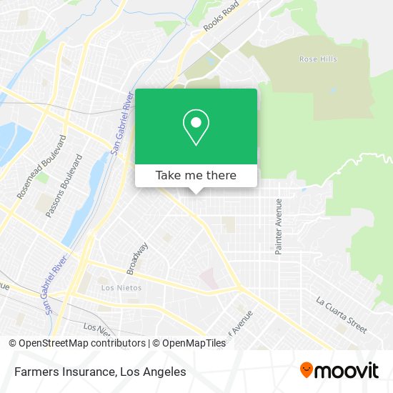 Farmers Insurance map