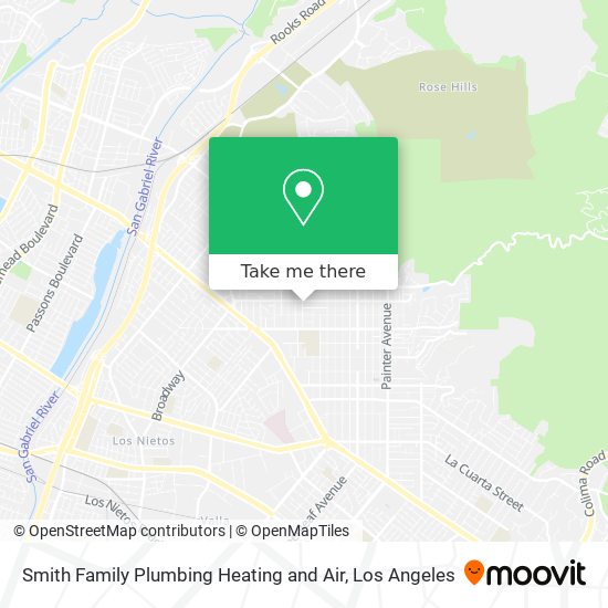 Smith Family Plumbing Heating and Air map