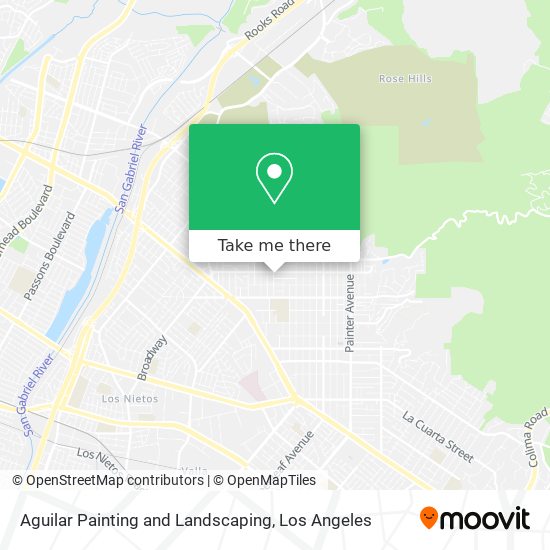 Aguilar Painting and Landscaping map