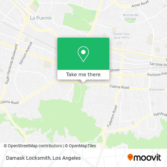 Damask Locksmith map