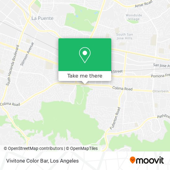 Mapa de Vivitone Color Bar