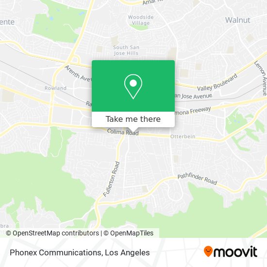 Phonex Communications map