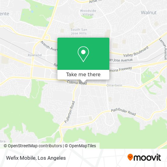 Wefix Mobile map