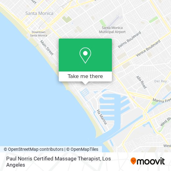 Paul Norris Certified Massage Therapist map