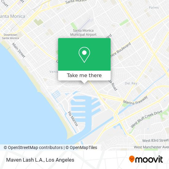 Mapa de Maven Lash L.A.