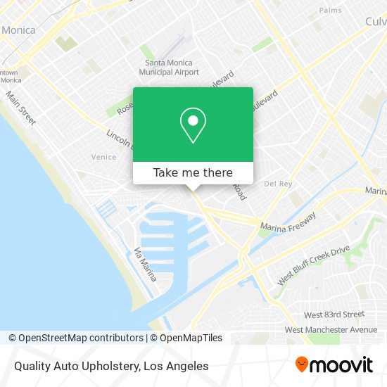 Quality Auto Upholstery map