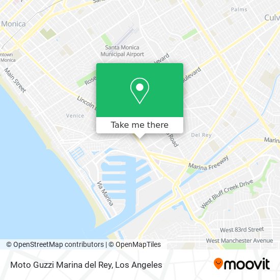 Moto Guzzi Marina del Rey map