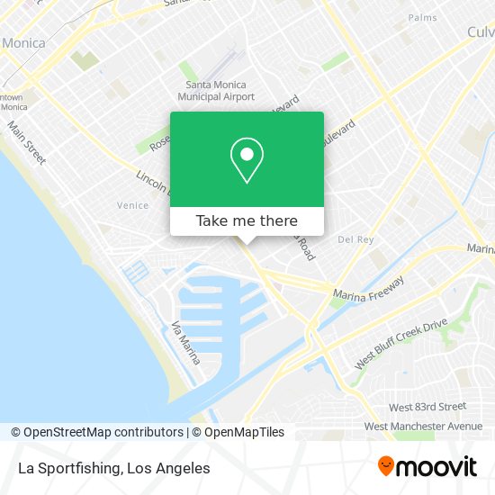La Sportfishing map