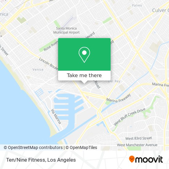 Ten/Nine Fitness map