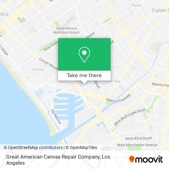 Mapa de Great American Canvas Repair Company