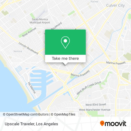 Upscale Traveler map