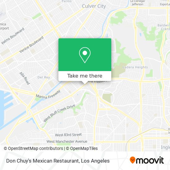 Mapa de Don Chuy's Mexican Restaurant
