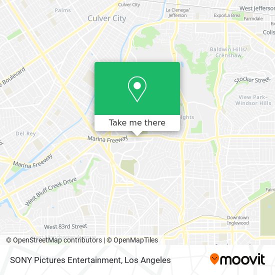 SONY Pictures Entertainment map