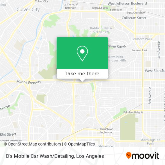 D's Mobile Car Wash/Detailing map