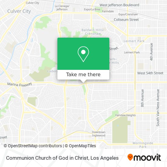 Communion Church of God in Christ map