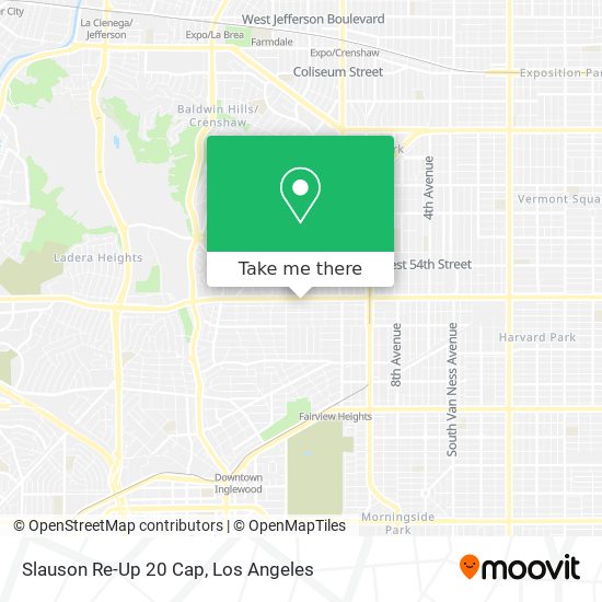 Slauson Re-Up 20 Cap map
