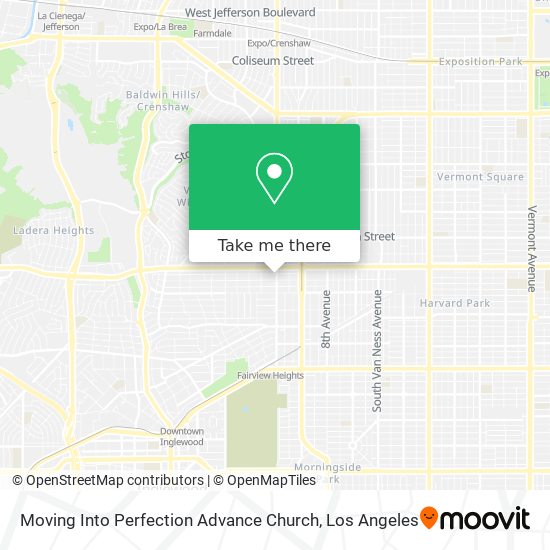 Mapa de Moving Into Perfection Advance Church