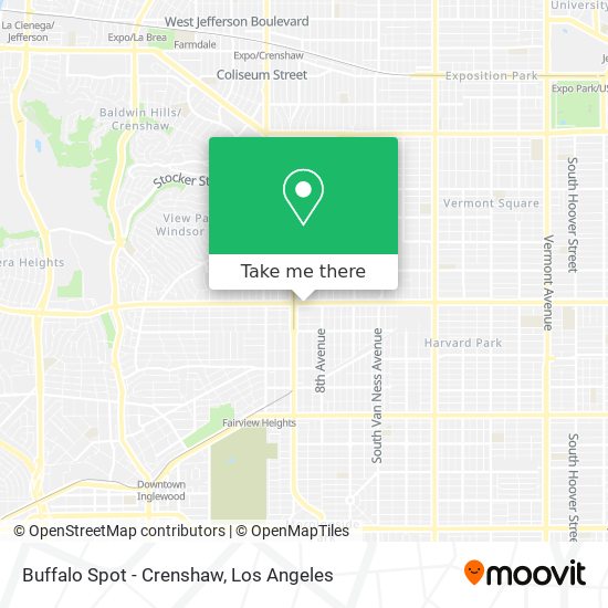 Mapa de Buffalo Spot - Crenshaw