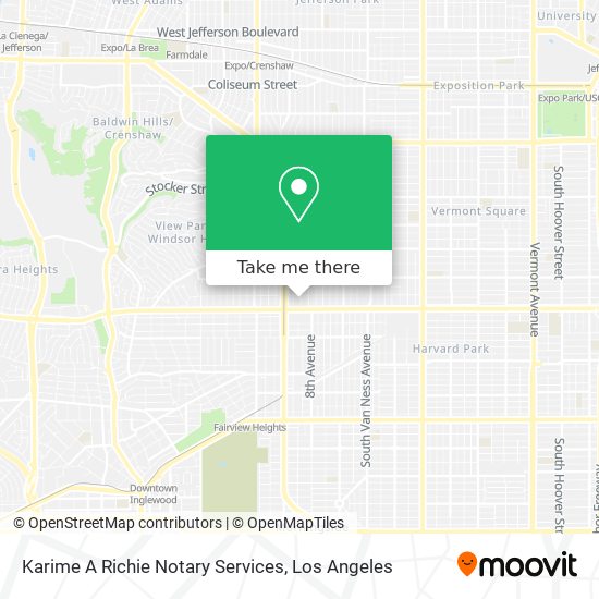Mapa de Karime A Richie Notary Services