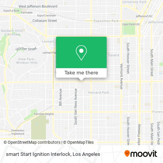 Mapa de smart Start Ignition Interlock