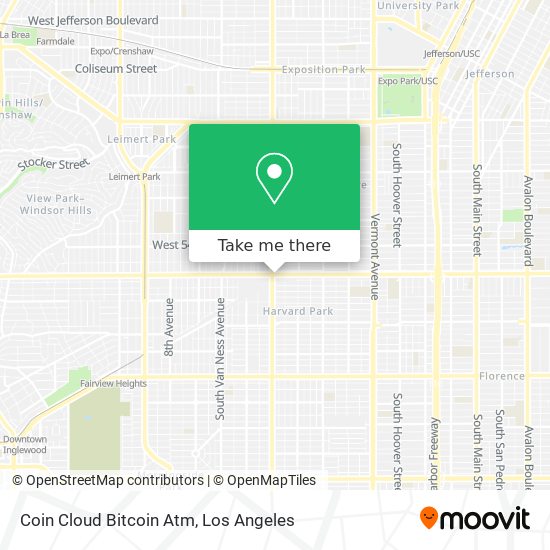 Coin Cloud Bitcoin Atm map