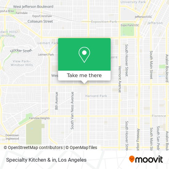 Mapa de Specialty Kitchen & in