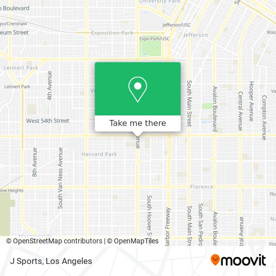 J Sports map