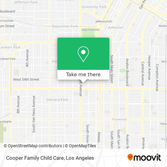 Mapa de Cooper Family Child Care