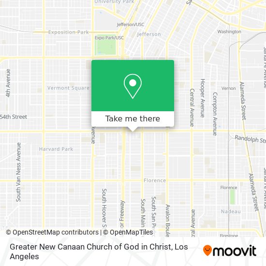 Mapa de Greater New Canaan Church of God in Christ