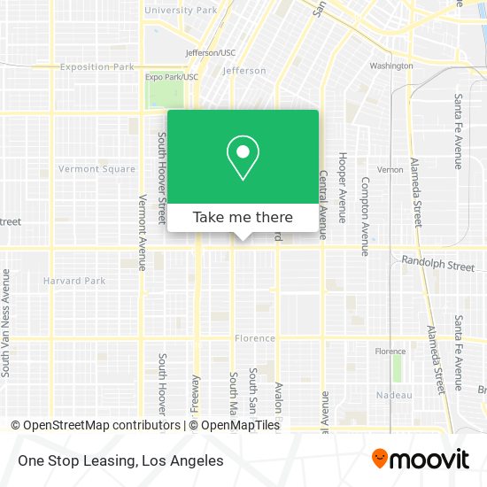 One Stop Leasing map