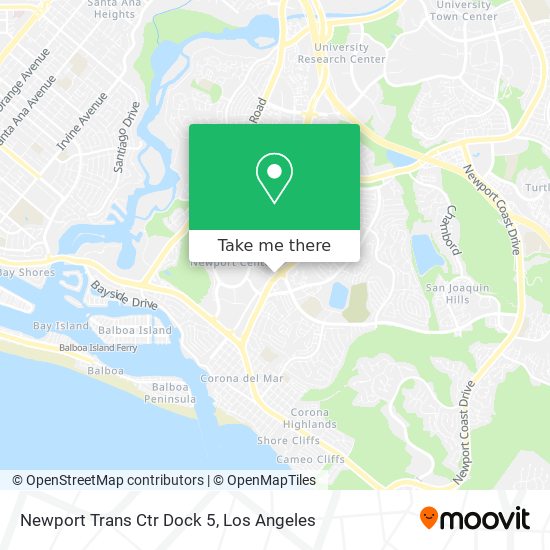 Mapa de Newport Trans Ctr Dock 5